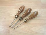 3 PRO WOODTURNING GOUGES