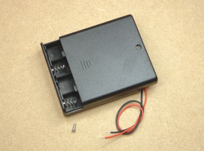 4 X AA BATTERY BOX ENCLOSED WITH LEAD