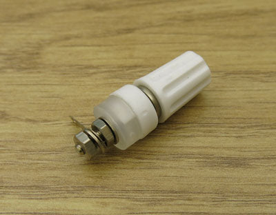 4mm TERMINAL POST WHITE