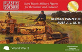 WW2V20018 1/72ND GERMAN PANZER III J L M & N TANK