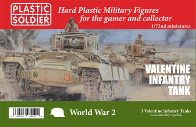 WW2V20028  VALENTINE INFANTRY TANK 1/72 SCALE