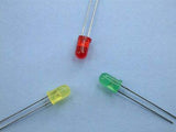 5 X FLASHING LED RED 5MM