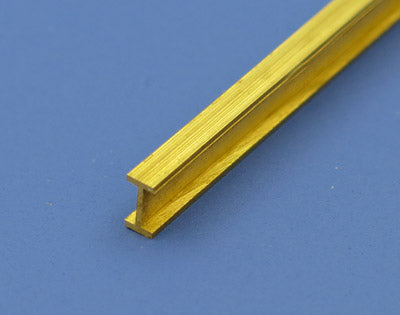 Brass I Beam 4 x 2 mm (1pcs)