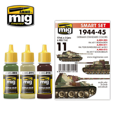 GERMAN 1944-45 STANDARD COLOURS ACRYLIC PAINT