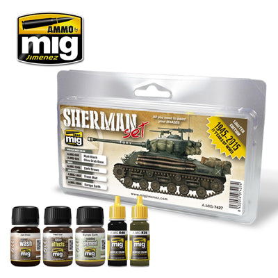 MIG SHERMAN FURY SET