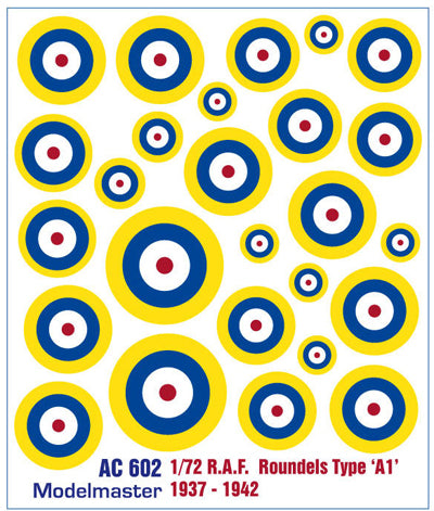 RAF ROUNDELS TYPE A1 1937-42