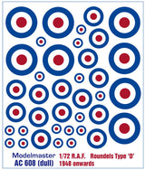 RAF ROUNDELS TYPE D 1948 ON