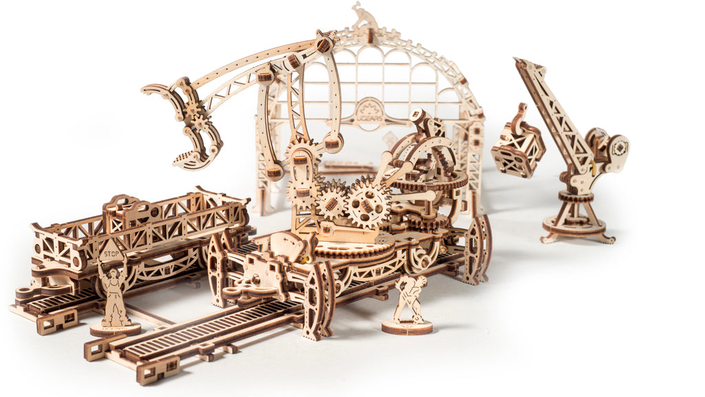 Ugears Model Rail Mounted Manipulator