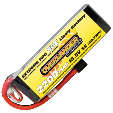 Lipo Battery 2200mAh 5s 18.5v 80c Extreme Pro