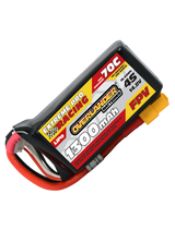 1300mAh 14.8V 4S 70C FPV Lipo Battery