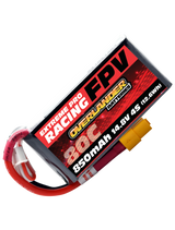 850mAh 14.8V 4S 80C FPV LiPo Battery