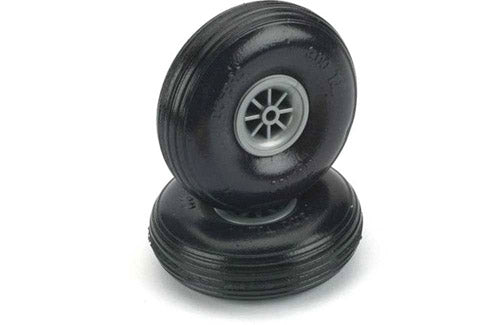 Dubro 2-1/2 Inches (63.5mm) Treaded Lightweight Wheels (Pair)