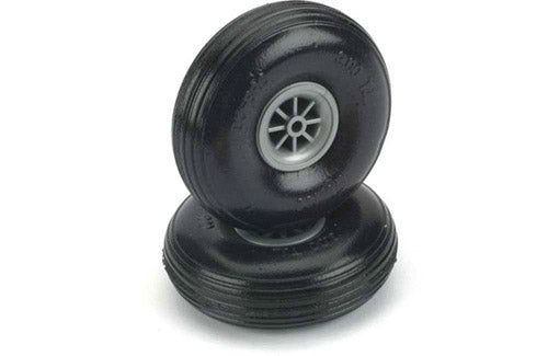 Dubro 2-3/4 Inches (70mm) Treaded Lightweight Wheels (Pair)