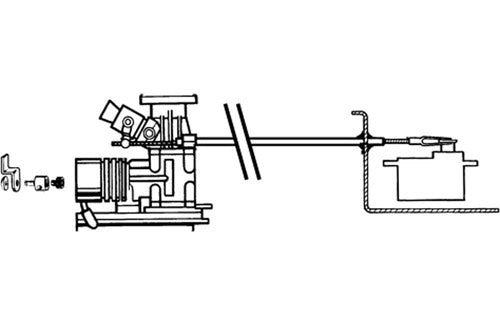 Dubro Throttle Cable Assembly