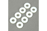 Dubro 6-32 Nylon Flat Washers (8 Pack)