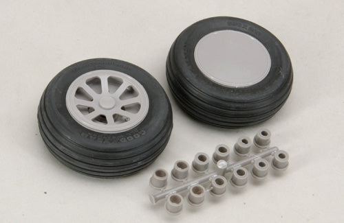 57mm (21/4 Inch) Smooth Tread Wheels  Pair