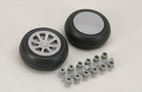 Scale Wheel-Diamond Tread (2 Inch/Pr)