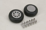 57mm Diamond Tread Wheels Pair