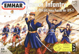 Plastic Kit Emhar 1:72 French Infantry (Crimean War and Franco-Prussian War) EM7211