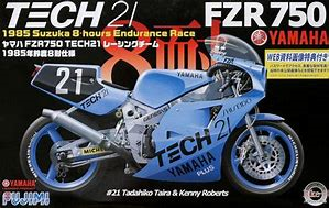 FUJIMI YAMAHA YZR750 TECH21 1985