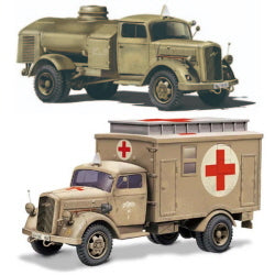 FUJIMI German 3 ton Truck (Rescue Vehicle/Refuel)