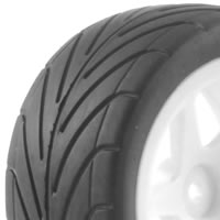 FASTRAX 1/10TH MOUNTED BUGGY TYRES LP  ARROW  REAR