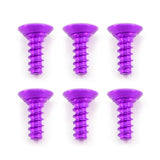 M3 X 8MM SELF TAPPING PURPLEALUM (6)