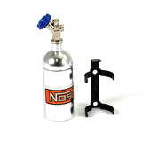 FASTRAX ALUMINUM NOS NITROUS BOTTLE & MOUNT - SILVER