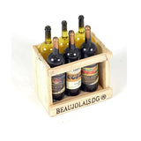 FASTRAX SCALE WOOD CRATEw/WINE BOTTLES