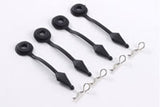 FASTRAX BODY PIN HOLDER/BODY PROTECTOR 4pcs LARGE BLACK