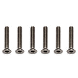 FASTRAX TITANIUM SOCKET SCREWS COUNTERSUNK M3 X 15MM (6)