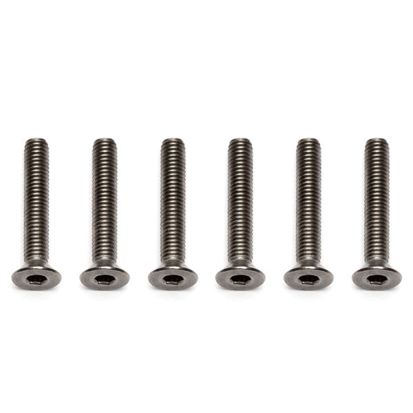 FASTRAX TITANIUM SOCKET SCREWS COUNTERSUNK M3 X 16MM (6)