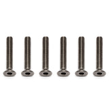 FASTRAX TITANIUM SOCKET SCREWS COUNTERSUNK M3 X 16MM (6)