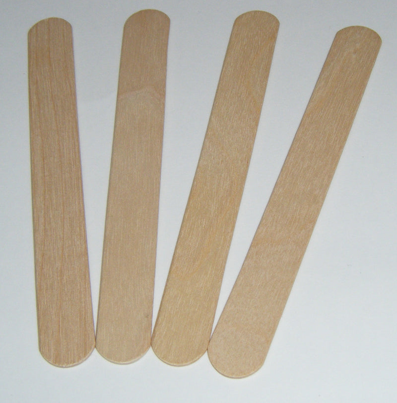 Bucks Composites Wooden Mixing / Filleting Spatulas (rounded ends) - pack of 50