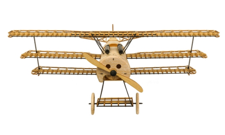 DW Models Fokker DR1 Triplane 1/18 Scale Static laser Cut Model Kit