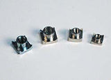 Machined Square Blind Nut M4 pk 4