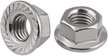 M6 Flange Nut Pk 10