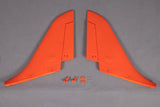 FMS 90MM SUPER SCORPION VERTICAL STABILZER ORANGE