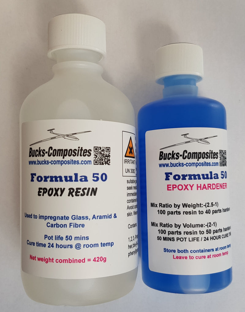 Bucks Composites Formula 50 Epoxy Resin with Hardener