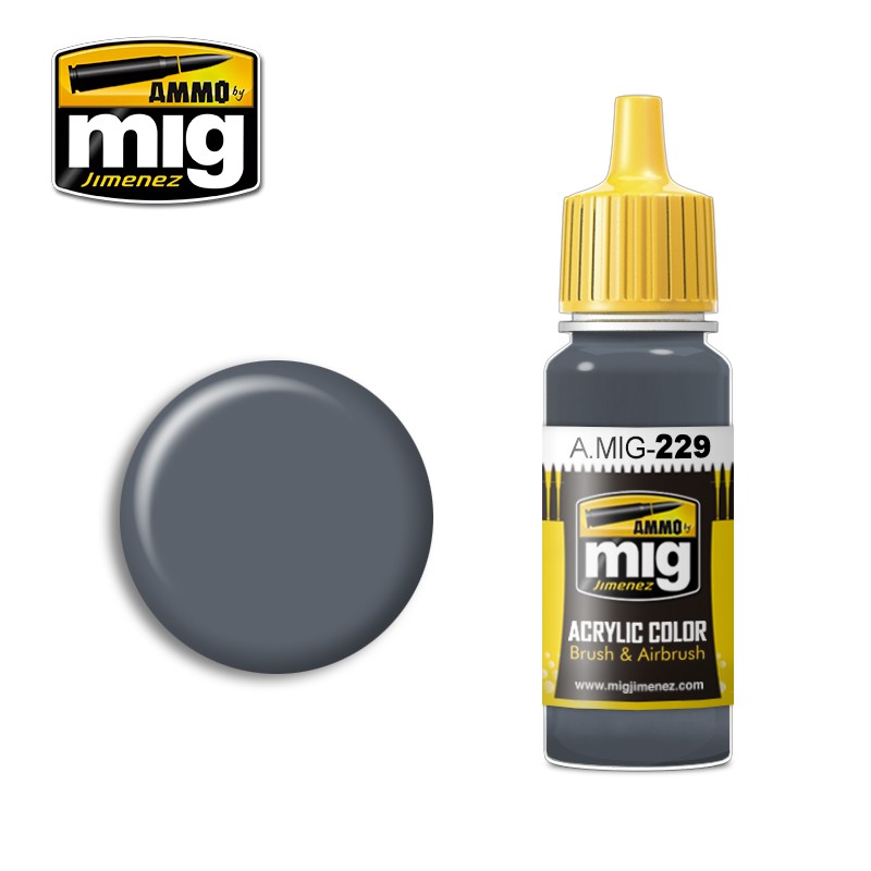 Ammo Mig Jimenez Acrylic 17ml Paint FS 15102 DARK GRAY BLUE