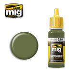 Ammo Mig Jimenez Acrylic 17ml Paint FS 34151 ZINC CHROMATE GREEN (INTERIOR GREEN)