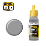 Ammo Mig Jimenez Acrylic 17ml Paint FS 36270 MEDIUM GRAY