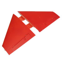 FMS MINI F16 MAIN WINGS (RED)