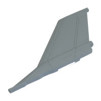 FMS MINI F16 RUDDER (TIGER)