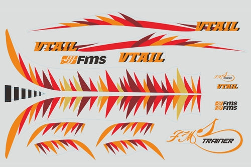 FMS 0.8M V-TAIL STICKER