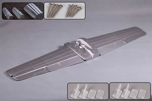 FMS T28 TROJAN (1.4M) MAIN WING SET - SILVER