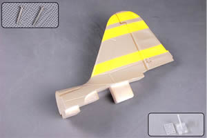 FMS ZERO A6M3 (1.4M) RUDDER - OLIVE