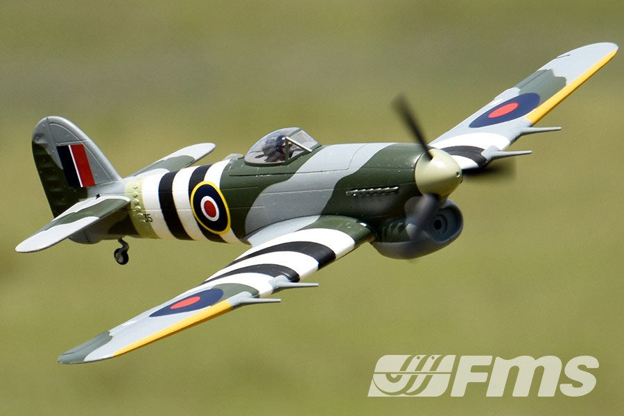 FMS 1100MM HAWKER TYPHOON ARTF W/O TX/RX/BATT - Scratch and Dent