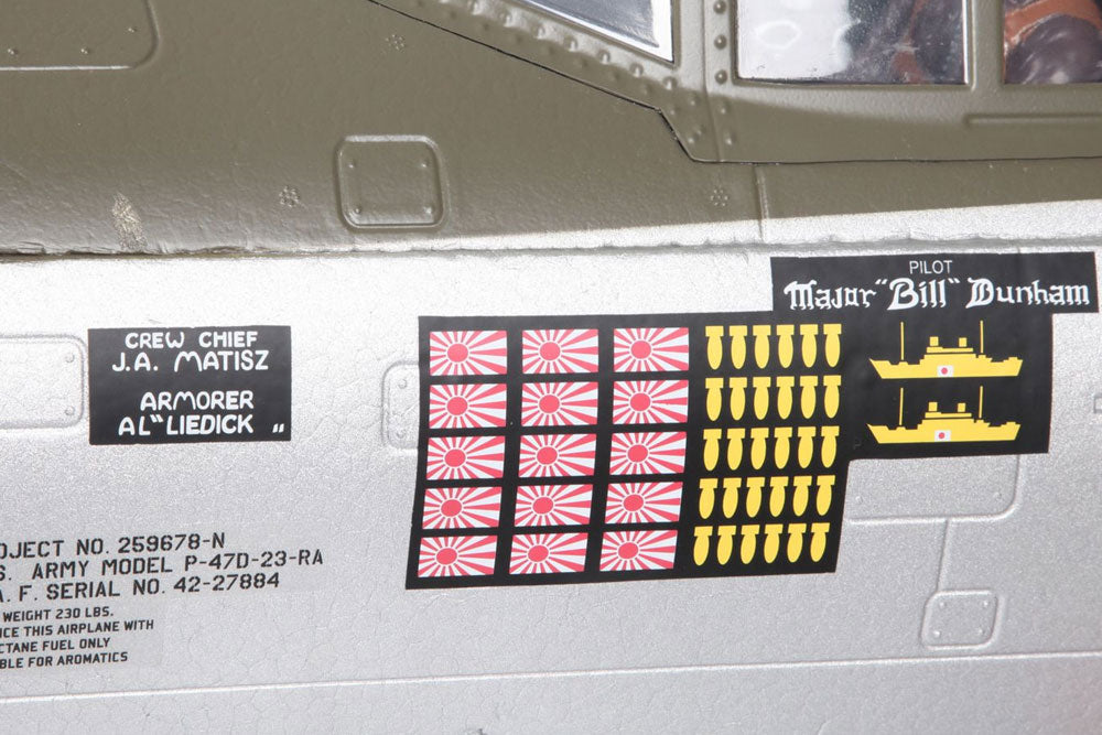 FMS 1500MM P-47 RAZORBACK  BONNIE  ARTF WARBIRD w/o TX/RX/BATT