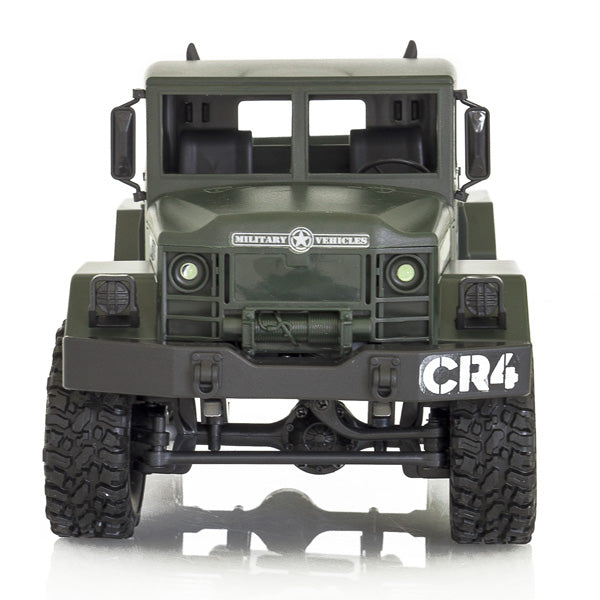 Funtek - CR4 v2 - 1/16th scale 4wd Military ready to run truck (Dark Green version)